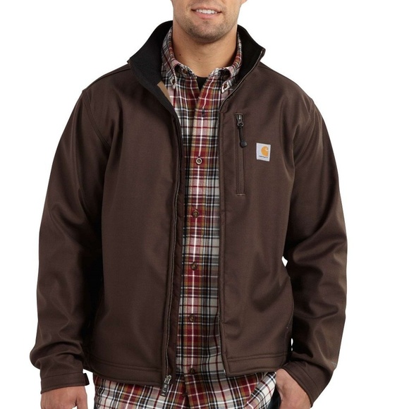 Carhartt Mens Dark Brown Jacket 2xl 